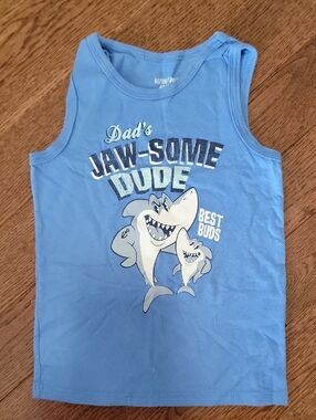 Garanimals Blue Shark Graphic Tank Top for Kids